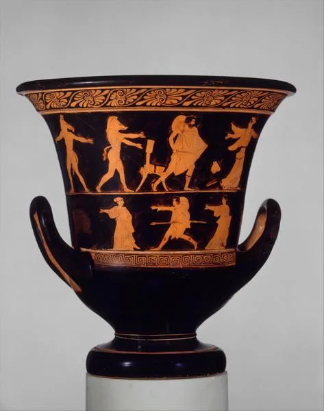 Circe The So-Called Evil Witch In The Odyssey By Homer A painting of circe with her staff raised, casting a spell and conjuring a swirling vortex