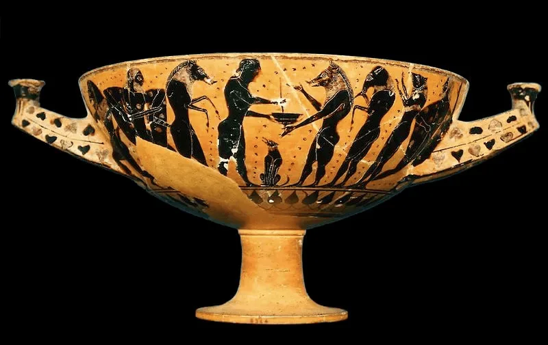 Circe The So-Called Evil Witch In The Odyssey By Homer An artistic portrayal of circe, the seductive sorceress, with an array of bewitching potions