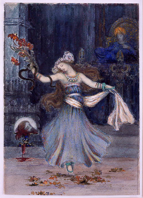 Salome dancing before the head of st. John the baptist