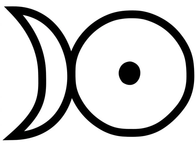 The symbol for platinum in alchemy