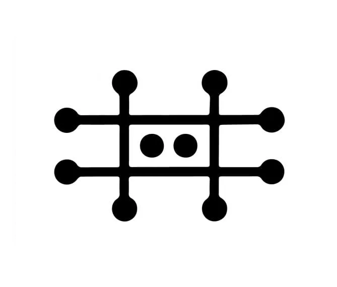 The symbol for zink in alchemy