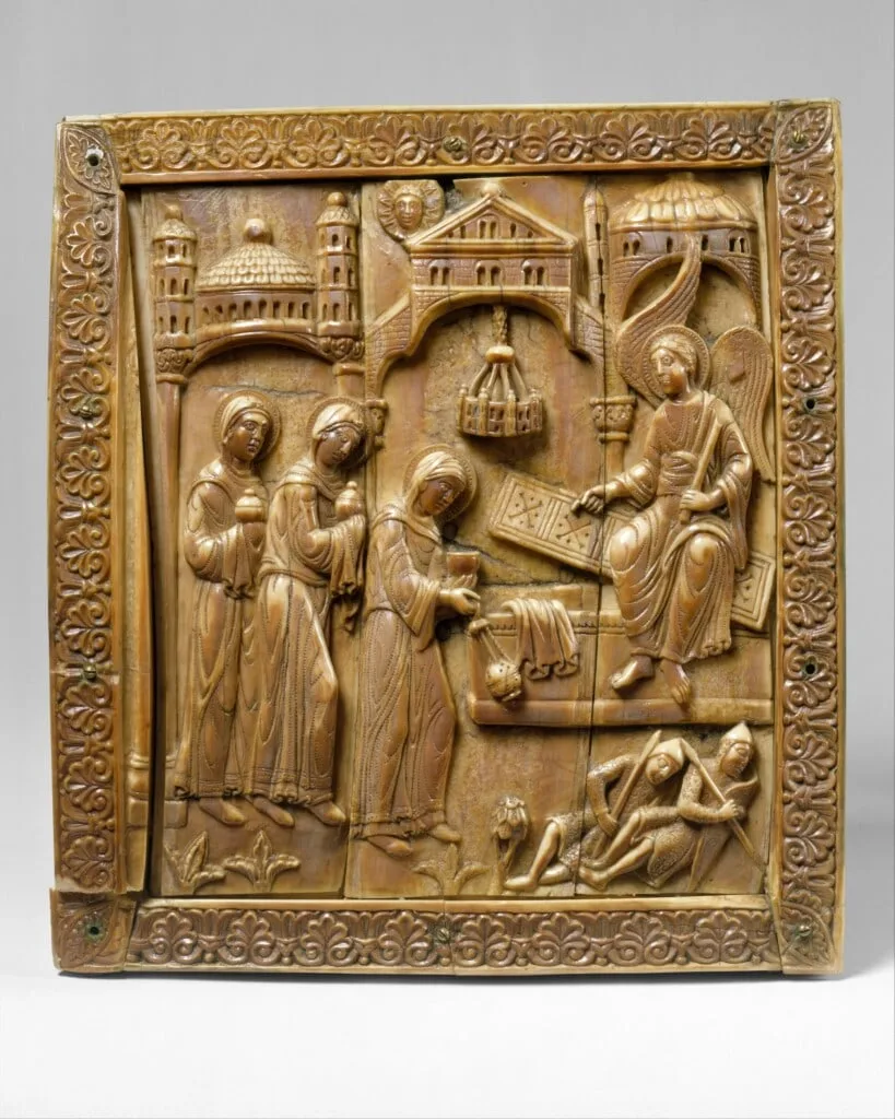 Women at the sepulchre, anastasis