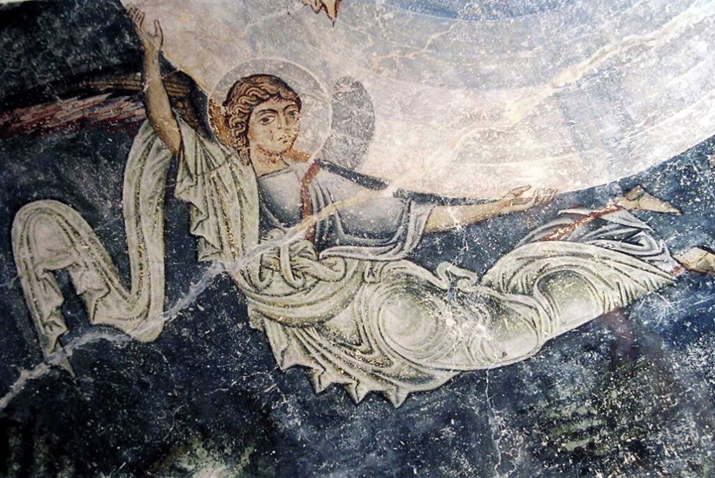 Fresco from st. Sophi church in ohrid