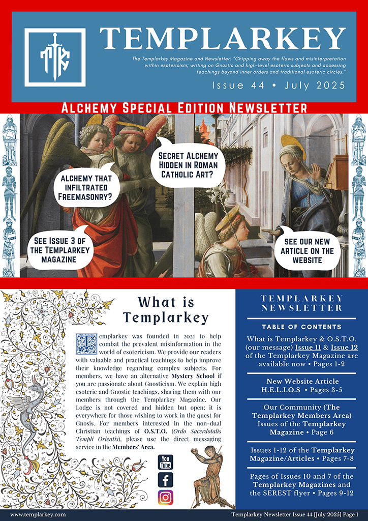 Templarkey newsletter frontpage