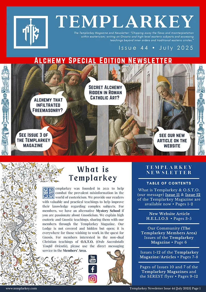 Templarkey newsletter frontpage