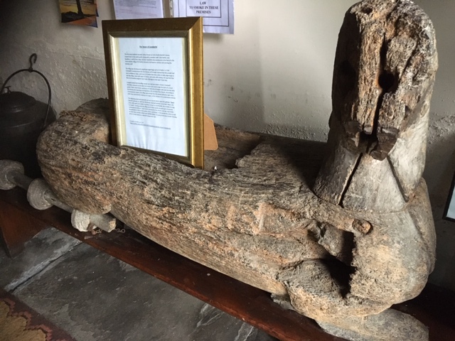 St derfel horse in st derfel's church, llandderfel, gwynedd, wales