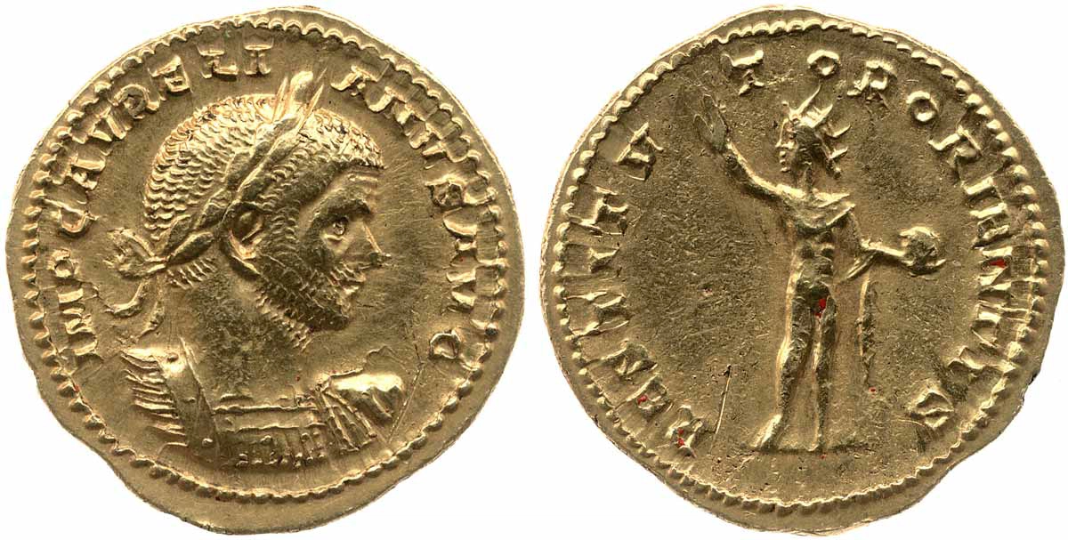 Christmas and Yule: Debunking the Pagan Origins Myth (Sol Invictus & Saturnalia) Aureus of Aurelian Coin