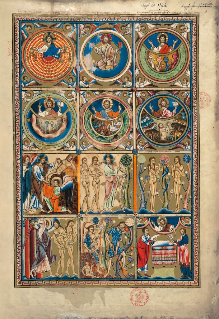 Christmas and Yule: Debunking the Pagan Origins Myth (Sol Invictus & Saturnalia) Canterbury Psalter God Creating Fiat Lux
