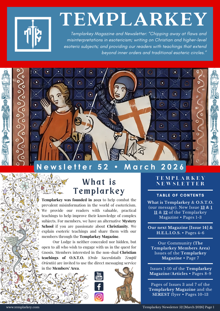 Templarkey Newsletter Frontpage