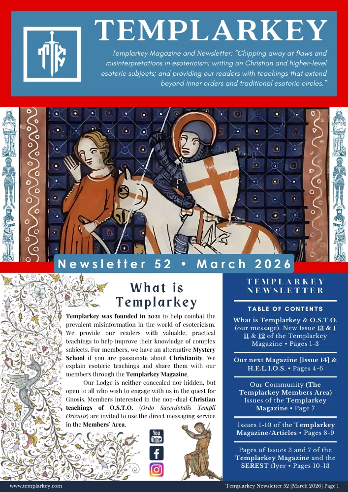 Templarkey Newsletter Frontpage